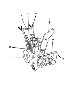 Part Location Diagram of 1741281MA Murray Decal-Sn624